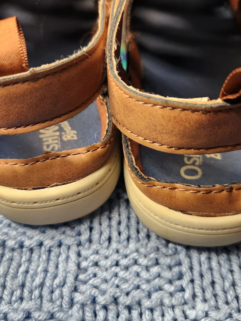 OshKosh B'gosh Tan/Brown Woven Fisherman Sandals